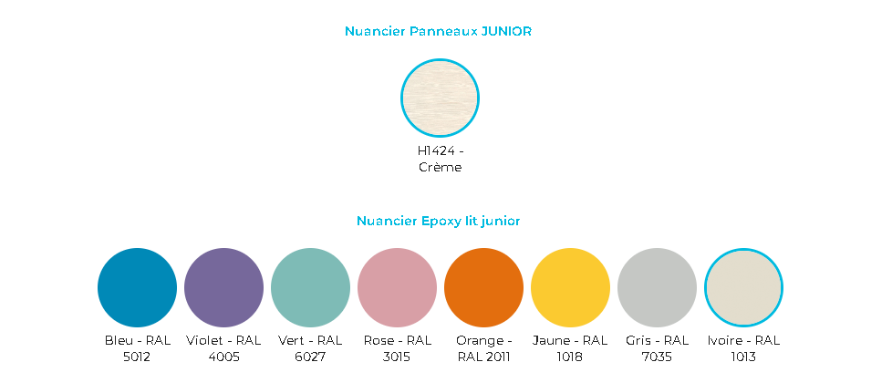 coloris option lit junior